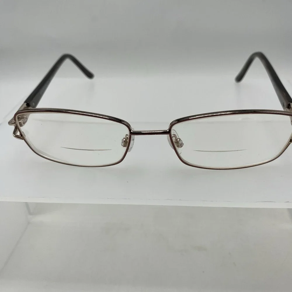 Zyloware Eyeglasses FRAMES ONLY Vanderbilt 104M Full Rim 135 Rose Gold 228